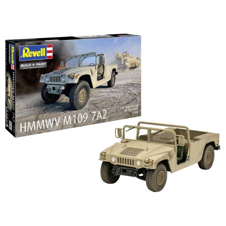 Maquette Plastique Voiture 1/35 : HMMWV M109 7A2 REVELL03366