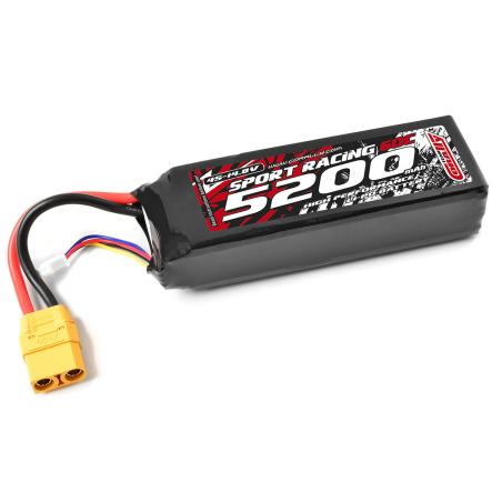 Team Corally - Power Racing 60C - 5200 mAh - 4S - 14,8 V - XT-90 - Étui semi-souple