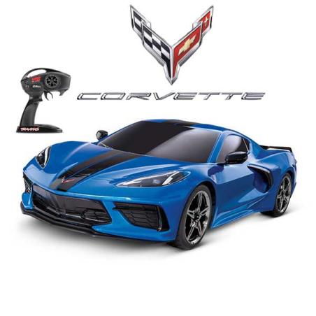 Voiture RC 4-TEC 3.0 – CORVETTE STINGRAY – 4X4 – 1/10 TRAXXAS 93054-4gris