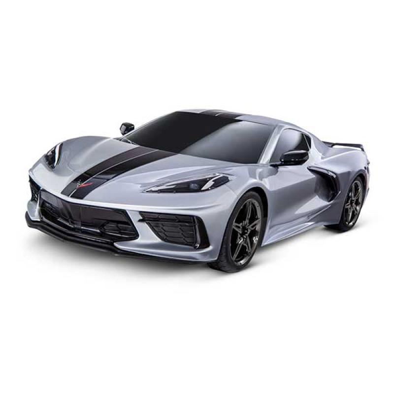 Voiture RC 4-TEC 3.0 – CORVETTE STINGRAY – 4X4 – 1/10 TRAXXAS 93054-4gris