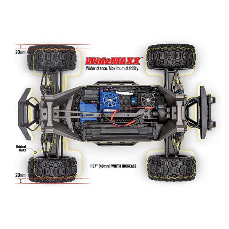 MAXX 4X4 WIDEMAXX BRUSHLESS 89086-4-BLUE
