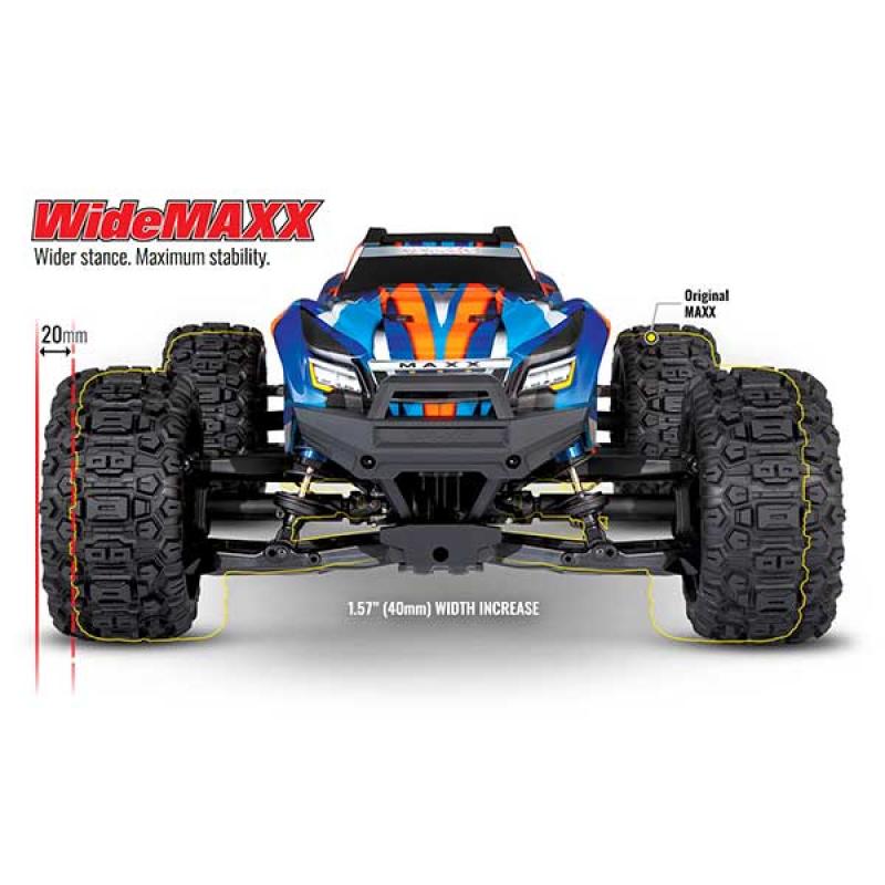 MAXX 4X4 WIDEMAXX BRUSHLESS 89086-4-YLW