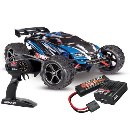 Traxxas Mini E Revo 4WD RTR 1/16 bleu 71054-8