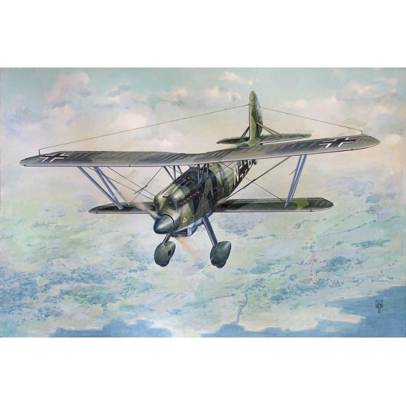 Maquette Plastique Avion 1/48 : Arado Ar 68F-1 RODEN 454