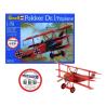 Maquette Plastique Avion 1/72 : Starter Kit Fokker DR.1 Triplane avec accessoires REVELL 74116