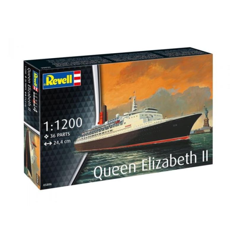 Maquette Plastique Bâteau 1/1200 : Queen Elizabeth II REVELL 05806