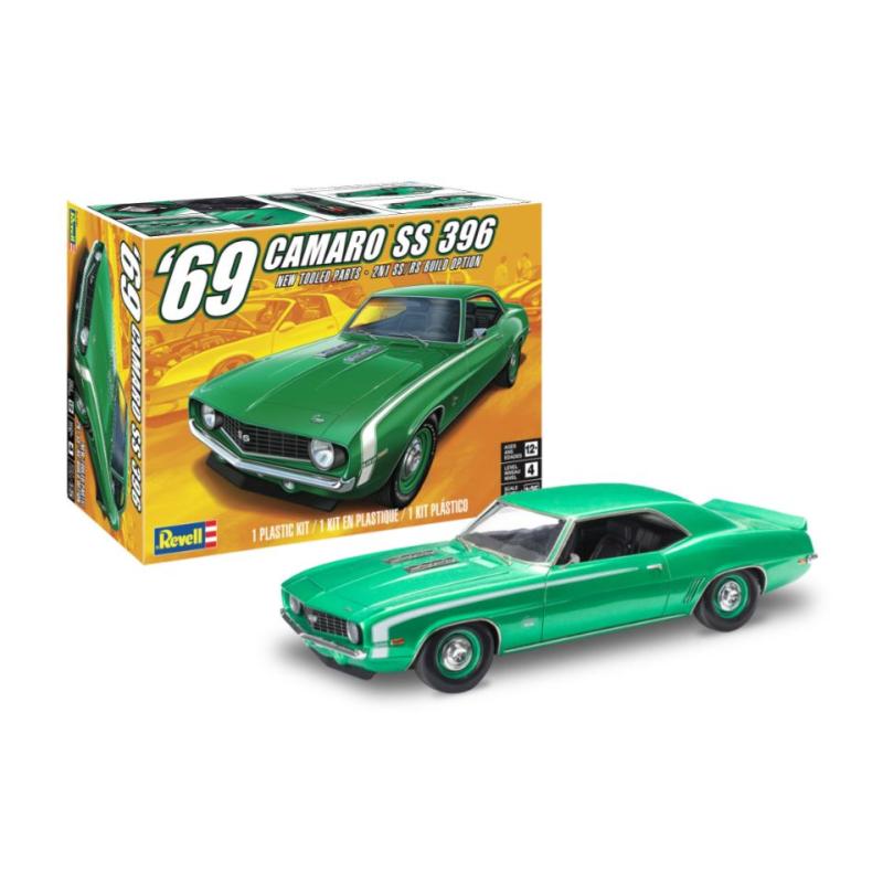 Maquette Plastique Voiture 1/25 : 1969 Chevy ® Camaro™ SS™ 396 REVELL14525