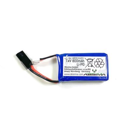 BATTERIE LI-ION 7,4V 800MAH ABSIMA
