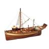 Maquette Bois Bâteau Occre Bateau de pêche de Palamós 