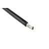 Fil silicone - Powerflex PRO+ - Noir - 14 AWG - 1018 brins de 0,05 mm - Diamètre extérieur 3,5 mm - 1 m