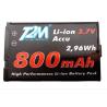 ACCUS LI-ION  800MAH 3.7 V POUR RADIO RACER T2M T4618B