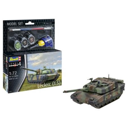 Maquette Plastique Militaire 1/72 Char Leclerc T5 Kit Complet Revell
