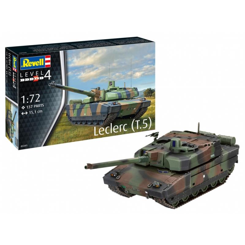 Maquette Plastique Militaire 1/72 Char Leclerc T5 Kit Complet Revell