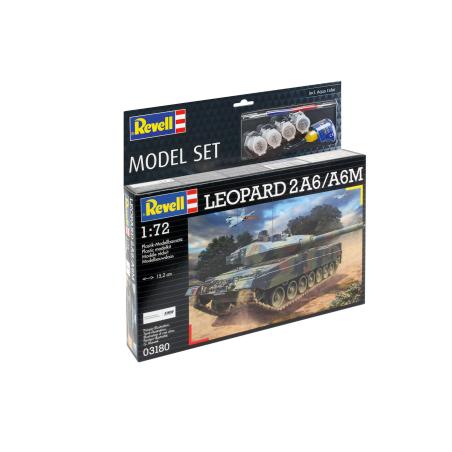 Maquette PlastiqueMilitaire 1/72 LEOPARD 2A6/A6M Revell 63180