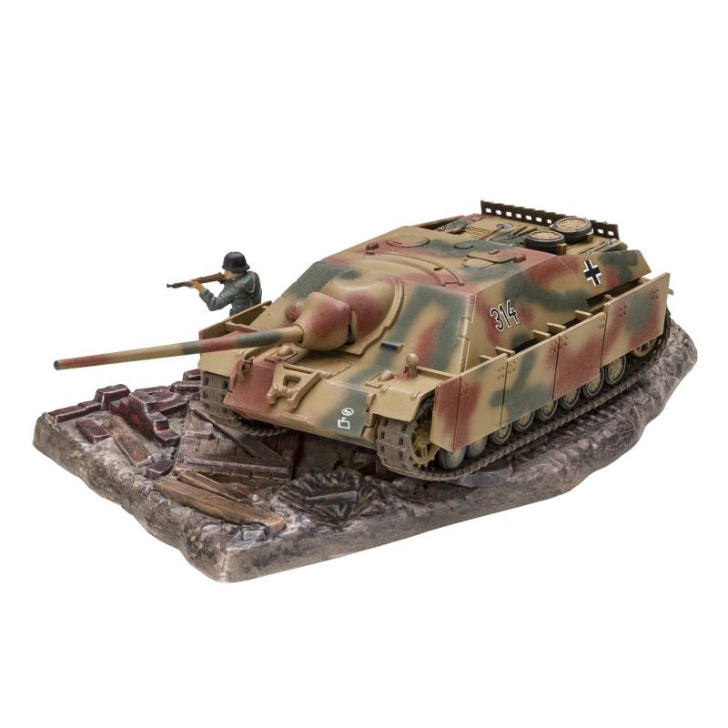 Maquette PlastiqueMilitaire 1/76 Model Set Jagdpanzer IV (L/70) revell 63359