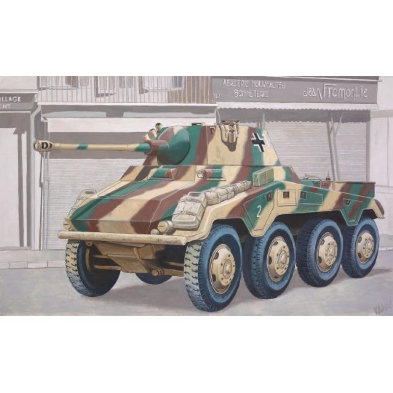 Maquette Plastique militaire 1/76 1er set Diorama - Sd.Kfz. 234/2 Puma Revell 03298