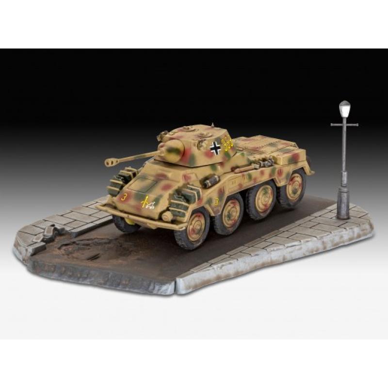 Maquette Plastique militaire 1/76 1er set Diorama - Sd.Kfz. 234/2 Puma Revell 03298