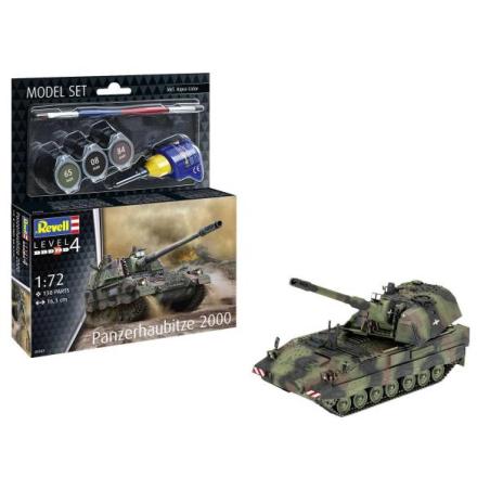 Maquette Plastique Militaire 1/72 Set Complet Panzerhaubitze 2000 revell