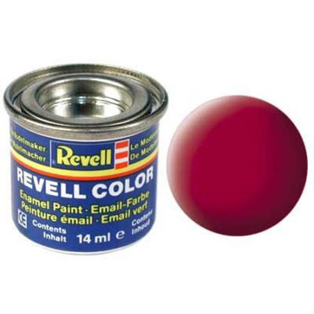 POT DE PEINTURE ROUGE CARMIN MAT RAL 3002 REVELL N°36