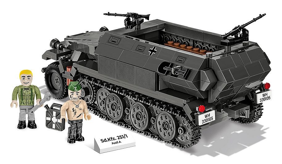 COBI Camion De Combat Blindé II AUSF. F - Kit De Construction Militaire 1:28, Modèle à Assembler